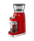  Máy xay cà phê màu đỏ hiệu Smeg, Model CGF03RDEU 