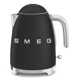  Ấm đun nước siêu tốc 1.7l màu đen mờ hiệu Smeg, Model KLF03BLMEU 