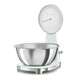  Cân điện tử và đồng hồ cơ màu xanh lá pastel hiệu Smeg, Model KSF01PGWW 