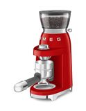  Máy xay cà phê màu đỏ hiệu Smeg, Model CGF03RDEU 