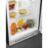  Tủ lạnh 122 lít màu đen hiệu Smeg, Model FAB10RBL6 