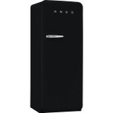  Tủ lạnh 270 lít màu đen mờ hiệu Smeg, Model FAB28RDBLM6 
