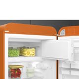  Tủ lạnh 122 lít màu cam hiệu Smeg, Model FAB10ROR6 