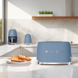  Máy nướng bánh mì màu xanh lam đậm nhám hiệu Smeg, Model TSF01SBMEU 