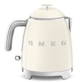  Ấm đun siêu tốc mini 0.8l màu kem bóng hiệu Smeg, Model KLF05CREU 