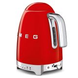  Ấm đun nước siêu tốc có nhiệt độ màu đỏ hiệu Smeg, Model KLF04RDEU 