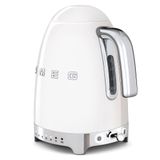  Ấm đun nước siêu tốc có nhiệt độ màu trắng hiệu Smeg, Model KLF04WHEU 