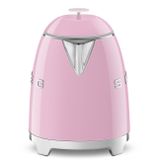  Ấm đun siêu tốc mini 0.8l màu hồng bóng hiệu Smeg, Model KLF05PKEU 