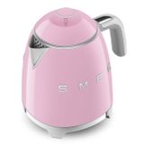  Ấm đun siêu tốc mini 0.8l màu hồng bóng hiệu Smeg, Model KLF05PKEU 