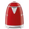  Ấm đun siêu tốc mini 0.8l màu đỏ bóng hiệu Smeg, Model KLF05RDEU 