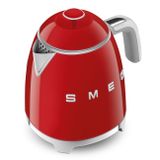 Ấm đun siêu tốc mini 0.8l màu đỏ bóng hiệu Smeg, Model KLF05RDEU 
