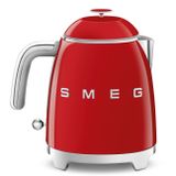  Ấm đun siêu tốc mini 0.8l màu đỏ bóng hiệu Smeg, Model KLF05RDEU 