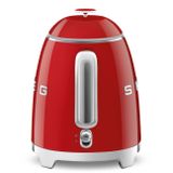  Ấm đun siêu tốc mini 0.8l màu đỏ bóng hiệu Smeg, Model KLF05RDEU 