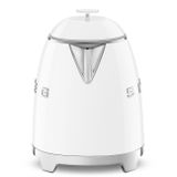  Ấm đun siêu tốc mini 0.8l màu trắng bóng hiệu Smeg, Model KLF05WHEU 