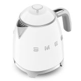  Ấm đun siêu tốc mini 0.8l màu trắng bóng hiệu Smeg, Model KLF05WHEU 