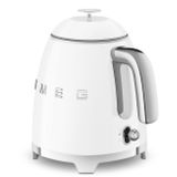  Ấm đun siêu tốc mini 0.8l màu trắng bóng hiệu Smeg, Model KLF05WHEU 