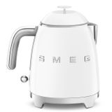  Ấm đun siêu tốc mini 0.8l màu trắng bóng hiệu Smeg, Model KLF05WHEU 