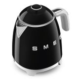  Ấm đun siêu tốc mini 0.8l màu đen bóng hiệu Smeg, Model KLF05BLEU 