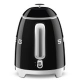  Ấm đun siêu tốc mini 0.8l màu đen bóng hiệu Smeg, Model KLF05BLEU 