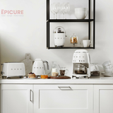  Ấm pha cà phê SMEG 50's Style DCF02WHEU 