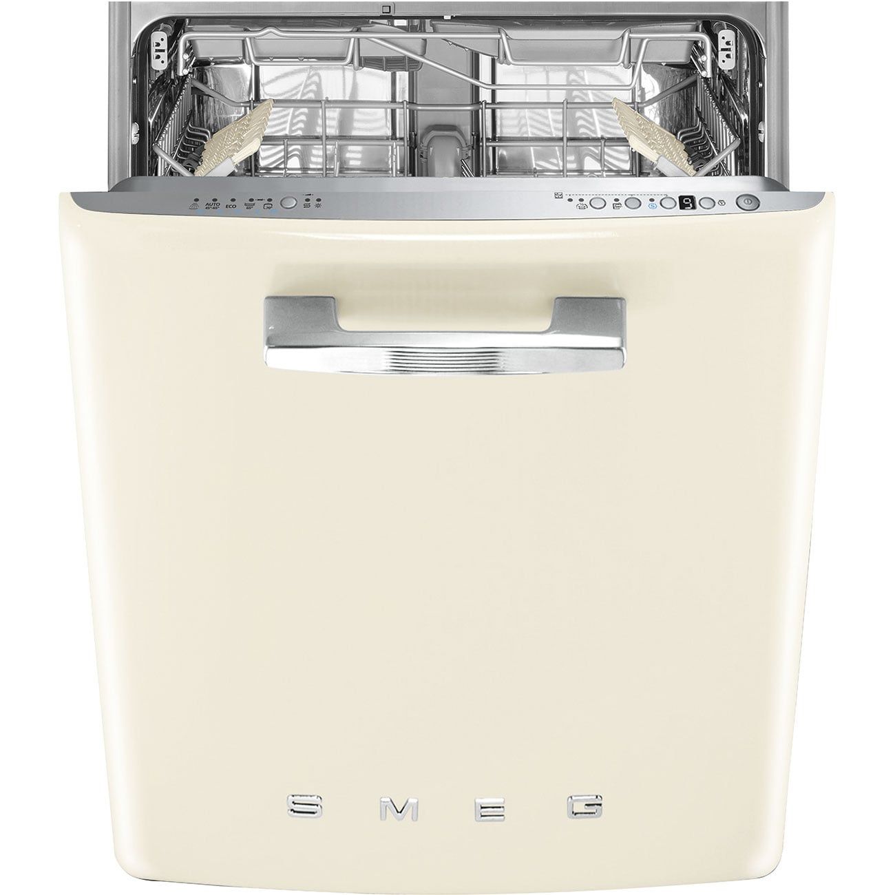  Máy rửa bát âm tủ màu kem hiệu Smeg, Model STFABCR3 