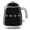  Ấm đun siêu tốc mini 0.8l màu đen bóng hiệu Smeg, Model KLF05BLEU 