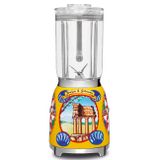  Máy xay sinh tố họa tiết màu đỏ hiệu Smeg, Model BLF01DGEU 