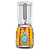  Máy xay sinh tố họa tiết màu đỏ hiệu Smeg, Model BLF01DGEU 