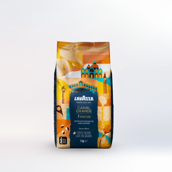  Cà phê hạt hiệu LAVAZZA - CANAL GRANDE VENEZIA, đóng gói 1kg 