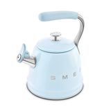  Ấm đun nước thổi sáo màu xanh dương pastel Smeg WKF01PBEU 