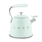  Ấm đun nước thổi sáo màu xanh lá pastel hiệu Smeg, Model WKF01PG 