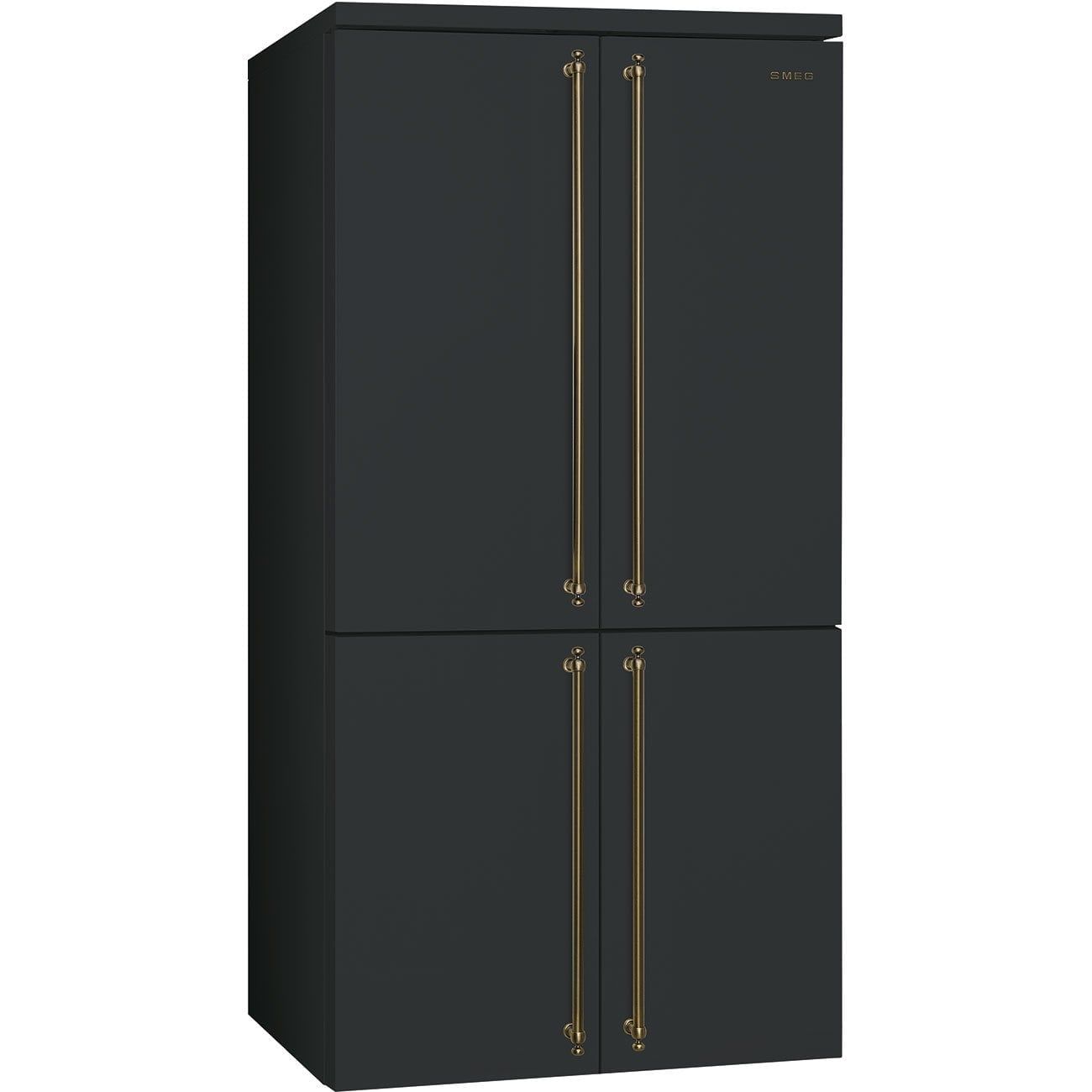  Tủ lạnh 4 cánh 474 lít màu đen hiệu Smeg, Model FQ60CAO6 