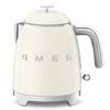  Ấm đun siêu tốc mini 0.8l màu kem bóng hiệu Smeg, Model KLF05CREU 
