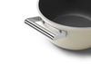 Nồi chống dính 24cm có nắp màu kem hiệu Smeg, Model CSF2412CRM 