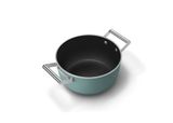  Nồi chống dính 24cm có nắp màu xanh ngọc nhám hiệu Smeg, Model CSF2412EGM 