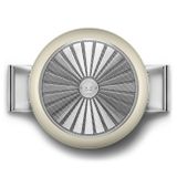  Chảo sâu lòng chống dính 28cm có nắp màu kem hiệu Smeg, Model DPF2812CRM 