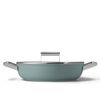 Chảo sâu lòng chống dính 28cm có nắp màu xanh ngọc hiệu Smeg, Model DPF2812EGM