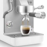  Máy pha cà phê bán chuyên nghiệp màu trắng nhám hiệu Smeg, Model EMC02WHMEU 