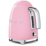  Ấm đun nước siêu tốc 1.7l màu hồng bóng hiệu Smeg, Model KLF03PKEU 