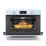  Lò nướng đối lưu hơi nước đa năng màu xanh dương pastel hiệu Smeg, Model COF01PBEU 