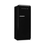 Tủ lạnh 270 lít màu đen hiệu Smeg, Model FAB28RBL6 