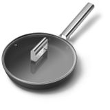  Chảo chống dính 24cm không nắp màu đen hiệu Smeg, Model FPF2402BLM 