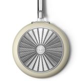  Chảo chống dính 28cm không nắp màu kem hiệu Smeg, Model FPF2802CRM 