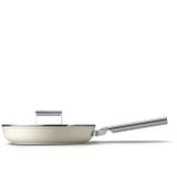  Chảo chống dính 28cm không nắp màu kem hiệu Smeg, Model FPF2802CRM 
