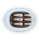  Bộ dao 6 món màu xanh dương pastel hiệu Smeg, Model KBSF02PB 