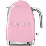  Ấm đun nước siêu tốc 1.7l màu hồng bóng hiệu Smeg, Model KLF03PKEU 