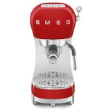  Máy pha cà phê thủ công màu đỏ hiệu Smeg, Model ECF02RDEU 