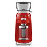  Máy xay cà phê màu đỏ hiệu Smeg, Model CGF03RDEU 