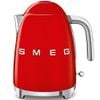  Ấm đun nước siêu tốc 1.7l màu đỏ bóng hiệu Smeg, Model KLF03RDEU 