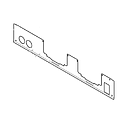  Bộ phận vỏ nắp trên bảng điều khiển cho máy pha cà phê hiệu Rancilio, model Classe 5 USB 2group/Front Panel Upper 2Gr Classe 5 